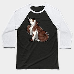 Chocolate Bicolor Tabby Longhair Baseball T-Shirt